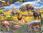 Puzzle Zvířata savany 65 dílků