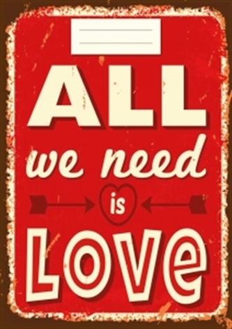 Sešit - All we need is Love