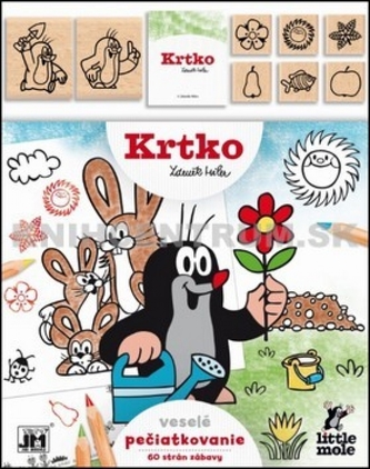 Krtek - Razítka v krabici + klíčenka