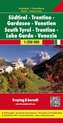 Südtirol-Trentino-Gardasee-Venetien/Jižní Tyrolsko,Trentino,Jezero Garda,Benátsko 1:200T/automapa