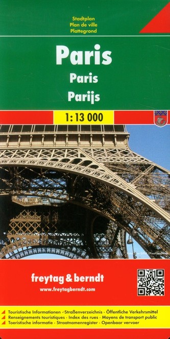 Paris 1:13 000 - plán města