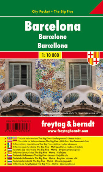 PL 109 CP Barcelona 1:10 000 / kapesní plán města