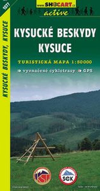Kysucké Beskydy, Kysuce 1:50T/1077 Turistická mapa SHOCart