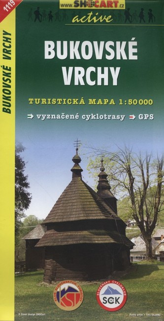 Bukovské vrchy 1:50T/1119 Turistická mapa SHOCart