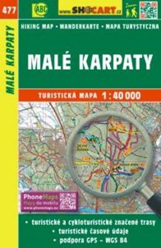 Malé Karpaty 1:40T/477 Turistická mapa SHOCart