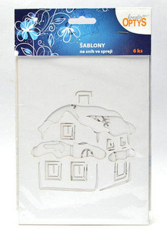 Šablony na sníh vánoční