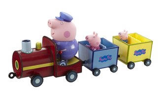 PEPPA PIG - vláček + 3 figurky