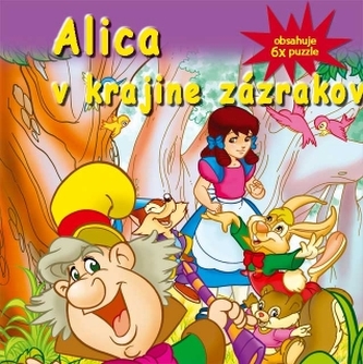 Alica v krajine zázrakov-6x puzzle