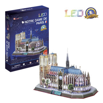 Puzzle 3D Notre Dame de Paris led/149 dílků