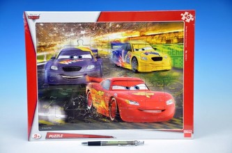 Puzzle deskové Cars Velké vítězství 40dílků 37x29cm