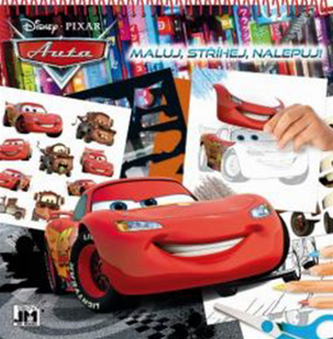 Autá Maľuj, strihaj, nalepuj