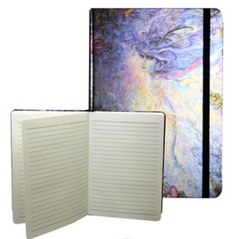 Zápisník s gumičkou A5 145x210 mm abstraktní obloha D