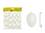 Vajíčka plast bílé 6cm 12ks S32085 WHITE