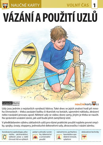 Vázání a použití uzlů - Naučná karta