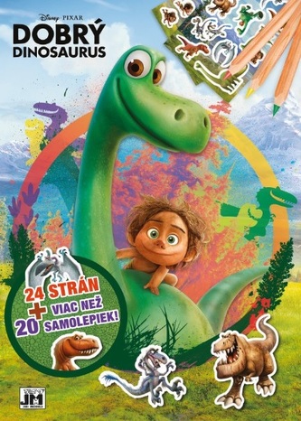 Dobrý dinosaurus - 24 strán + viac než 20 samolepiek! A4