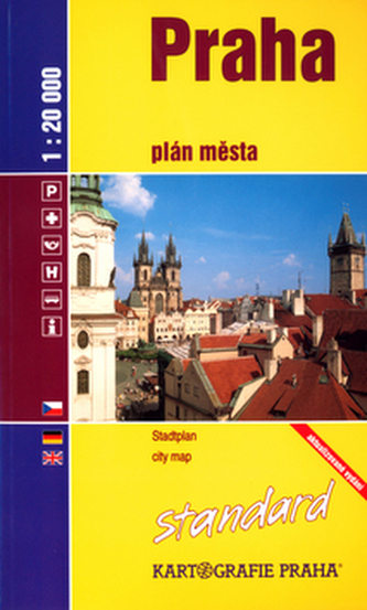 Praha plán města standard