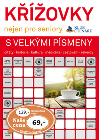Křížovky nejen pro seniory s velkými písmeny