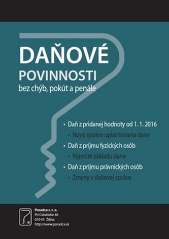 Daňové povinnosti bez chýb, pokút a penále
