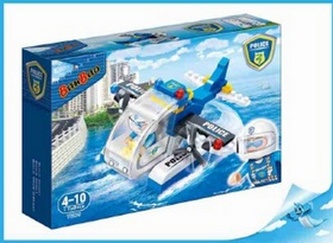 BanBao stavebnice Police policejní letadlo