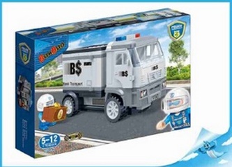 BanBao stavebnice Police policejní ozbrojená dodávka zpětný chod
