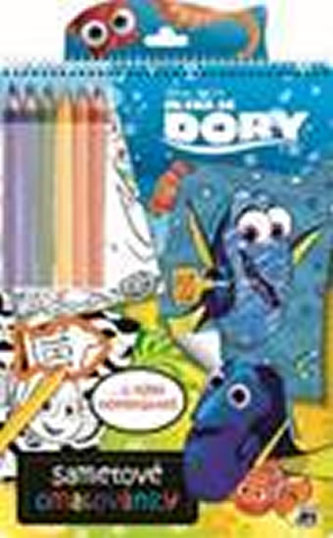 Sametové omalovánky Hledá se Dory
