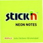 Samolepicí bloček Stick´n neonová žlutá