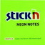 Samolepicí bloček Stick´n neonová zelená