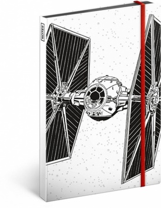 Notes - Star Wars/Tie, linkovaný, 13 x 21 cm