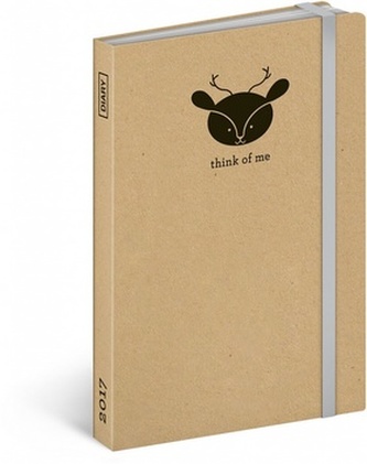 Think of Me Jelen diář 2017