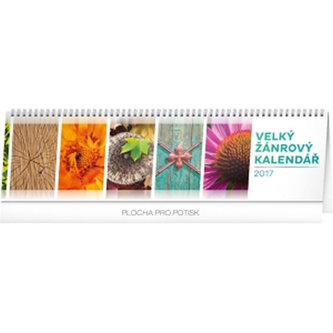 Velký žánrový kalendář - stolní kalendář 2017