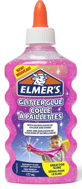 ELMER'S Třpytivé lepidlo 177ml růžové