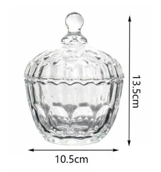 Cukřenka sklo s víčkem 350ml  BONBON