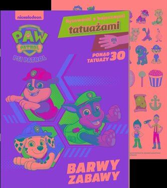 Psi Patrol. Rysowanki z bajecznymi tatuażami cz.2