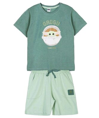 KOMPLET TRIČKO A KRAŤASY STAR WARS MANDALORIAN - velikost 14