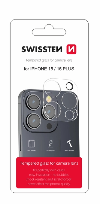 SWISSTEN OCHRANNÉ SKLO NA ČOČKY FOTOAPARÁTU PRO APPLE IPHONE 16