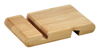 KESPER Stojan na mobilní telefon bambus 13 x 8 x 1,8cm