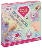 Diamantové malování - samolepky, přáníčka a 2 náramky