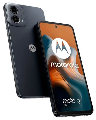 Motorola Moto G34 - Charcoal Black   6,5" / single SIM + eSIM/ 4GB/ 128GB/ 5G/ Android 14