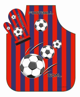 Forbyt, Zástěra, Fotbal červeno-modrá zástěra