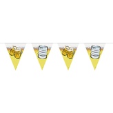 Vlaječková girlanda Oktoberfest - pivní sudy 6 m