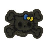 Nášivka M-Tac Hello Skull Kitty - ranger green