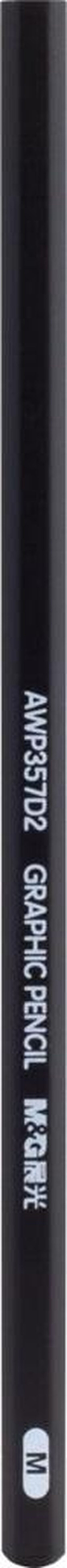 Węgiel artystyczny czarny w ołówku M (12szt) M&G;