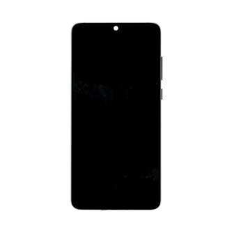 LCD Display + Dotyková Deska + Přední Kryt (Bez Otisku Prstu) Huawei P30 Black (Service Pack)