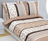 Povlečení bavlněné - Zeď kamenná béžová, šedá - 140x200, 70x90 cm