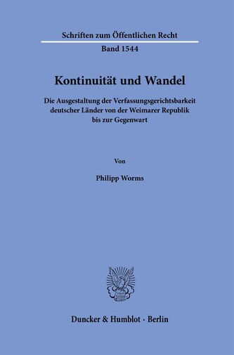 Kontinuität und Wandel