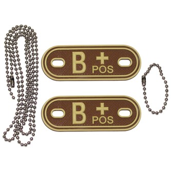 Identifikační známka MFH Dog tag B POS - desert