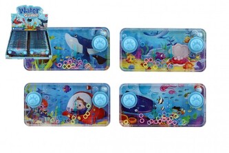 Vodní hra hlavolam 11x6cm plast mořský svět 4 varianty - 1 ks