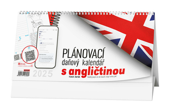 Plánovací daňový kalendář s angličtinou - stolní kalendář