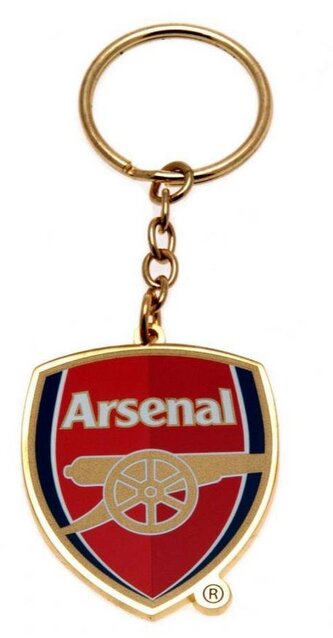 Klíčenka FC Arsenal: 2D znak kovový (3,8 x 4,5 cm)