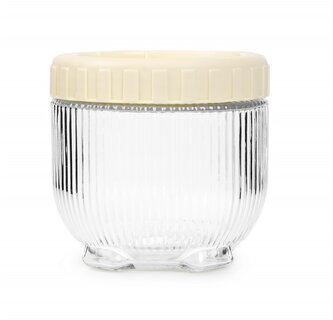 Skleněná dóza | TENZO | sklo s krémovým uzávěrem | 0,45 l | 885711 Homla